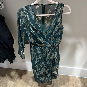 Bcbg Maxazria mini one shoulder dress